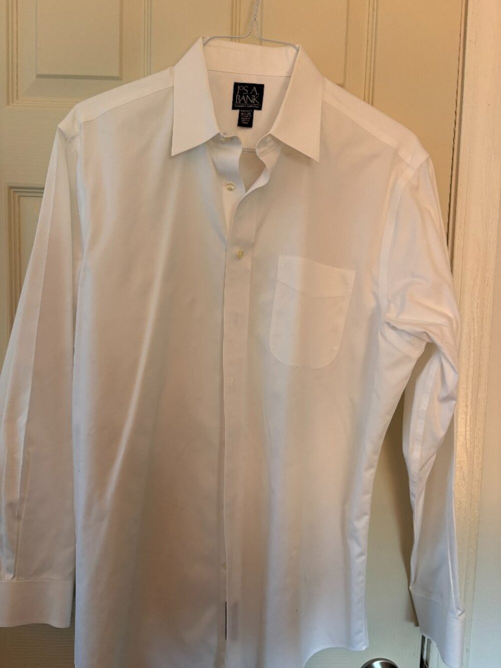 Jos Bank Large White button Up Shirt
